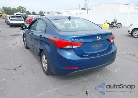 2015 Hyundai Elantra Se from USA, damaged, VIN KMHDH4AE3FU442747